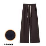 「表裏ともシーズンムード」裏起毛 パンツ ワイド | teddyshop | 詳細画像14