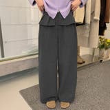 「ぱっと華やかウエストフリル」ワイドパンツ レディース ボトムス | teddyshop | 詳細画像10 