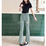 「爽やかで甘みのあるデザイン」デニム パンツ スリム | teddyshop | 詳細画像13