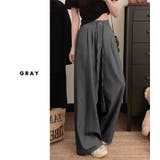 「美脚見せするストライプ」ワイドパンツ レディース 全4色 | teddyshop | 詳細画像12