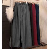 「美脚見せするストライプ」ワイドパンツ レディース 全4色 | teddyshop | 詳細画像24