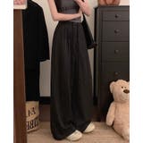 「美脚見せするストライプ」ワイドパンツ レディース 全4色 | teddyshop | 詳細画像9