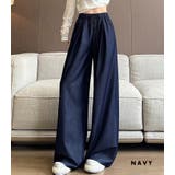 「大人な光沢仕様」ワイド パンツ デニム風 | teddyshop | 詳細画像11 
