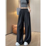 「大人な光沢仕様」ワイド パンツ デニム風 | teddyshop | 詳細画像8 