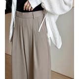 「ナチュラルな大人の色味」ワイドパンツ リネン レディース | teddyshop | 詳細画像13 