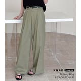 「ナチュラルな大人の色味」ワイドパンツ リネン レディース | teddyshop | 詳細画像15 