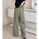 「ナチュラルな大人の色味」ワイドパンツ リネン レディース | teddyshop | 詳細画像18 