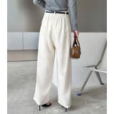 「ナチュラルな大人の色味」ワイドパンツ リネン レディース | teddyshop | 詳細画像22 