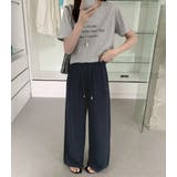 「即着たいサラサラ」リネン パンツ ワイド | teddyshop | 詳細画像9