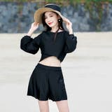 【紫外線カット率99 9％以上】ラッシュガード 水着体型カバー | teddyshop | 詳細画像8 