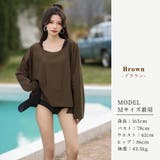 【紫外線カット率99 9％以上】ラッシュガード 体型カバー | teddyshop | 詳細画像4 