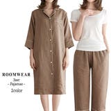 パジャマ ロングシャツ 7分袖 | teddyshop | 詳細画像1 