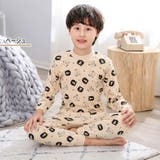 長袖 ルームウェア 総柄 | Kids Teddy | 詳細画像3