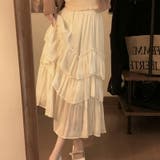 フレアスカート ロング フリル | teddyshop | 詳細画像11