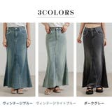 デニムスカート マーメイドスカート ロング | teddyshop | 詳細画像5