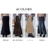 ベロア マーメイドスカート ロング | teddyshop | 詳細画像5 