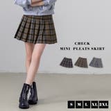 ミニスカート プリーツ チェック | teddyshop | 詳細画像2