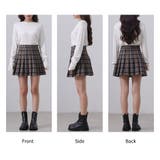 ミニスカート プリーツ チェック | teddyshop | 詳細画像28