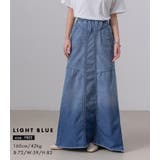 デニムスカート Aライン ロング丈 | teddyshop | 詳細画像12
