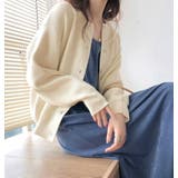 リブ ニット カーディガン | teddyshop | 詳細画像9 