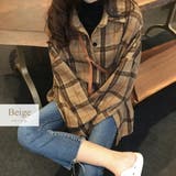 シャツ チェック 韓国ファッション | teddyshop | 詳細画像3