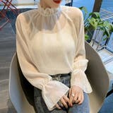 シアートップス ハイネック ブラウス | teddyshop | 詳細画像9