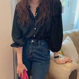 ブラウス 長袖 ドット柄 | teddyshop | 詳細画像7 