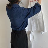 デニム シャツ 韓国ファッション | teddyshop | 詳細画像7 