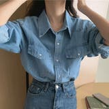 デニム シャツ 韓国ファッション | teddyshop | 詳細画像13 