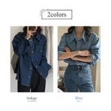 デニム シャツ 韓国ファッション | teddyshop | 詳細画像5 