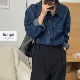デニム シャツ 韓国ファッション | teddyshop | 詳細画像3 