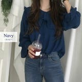 春 ブラウス ビックカラー | teddyshop | 詳細画像4