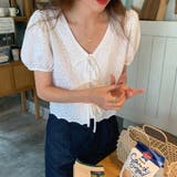 ブラウス 刺繍 半袖 | teddyshop | 詳細画像7