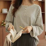 ハーフボタン Tシャツ ボーダー | teddyshop | 詳細画像5