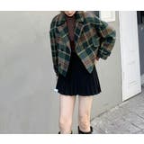 コート ショート丈 チェック柄 | teddyshop | 詳細画像9 
