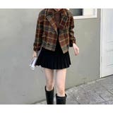 コート ショート丈 チェック柄 | teddyshop | 詳細画像8 