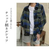 オーバーサイズシャツ チェック 長袖 | teddyshop | 詳細画像17 