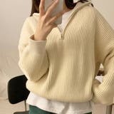 ニット セーター ハーフジップ | teddyshop | 詳細画像10