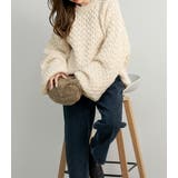 ケーブルニット セーター ビッグシルエット | teddyshop | 詳細画像13