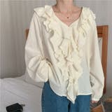 ブラウス Vネック トップス | teddyshop | 詳細画像9