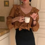 ブラウス Vネック トップス | teddyshop | 詳細画像15