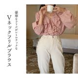 ブラウス Vネック トップス | teddyshop | 詳細画像26