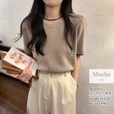 サマーニット バイカラー 半袖 | teddyshop | 詳細画像5 