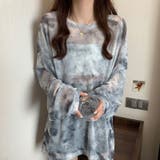 シャツ タイダイ柄 シースルー | teddyshop | 詳細画像11