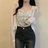 シアー カーディガン ショート丈 | teddyshop | 詳細画像14