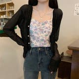 シアー カーディガン ショート丈 | teddyshop | 詳細画像8