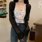 シアー カーディガン ショート丈 | teddyshop | 詳細画像9