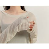 シアートップス シースルー レイヤード | teddyshop | 詳細画像27