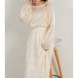 シアー トップス ショルダーリボン | teddyshop | 詳細画像12 