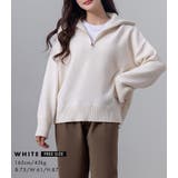 ハーフジップ ニット セーター | teddyshop | 詳細画像8 
